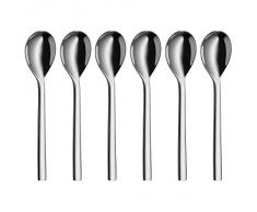 WMF Nuova Juego 6 cucharas para cafÃ©, Acero Inoxidable Pulido, 9.5 x 18.2 x 5.5 cm, 6