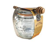 Kilner caras clip Top tarro, Vidrio, transparente, 0.4 Litre