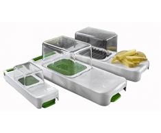 Alligator 3080 Family Cebolla, hortalizas y Frutas 4 Teilig Set, Utensilios de Cocina para una rápida y Limpieza de Corte
