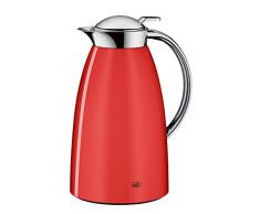 ALFI Gusto Garrafa 1 L Rojo, Acero Inoxidable - Jarras, cántaros y Botellas (Garrafa, 1 L, Rojo, Acero Inoxidable, Acero Inoxidable, 8 Tazas, 12 h)