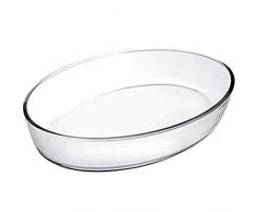 IBILI 480126 - Fuente Horno Oval Kristall 26X18X6 Cm