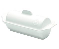 Emile Henry EH115865 - Cazuela para terrina de foie gras (cerámica, 24,5 x 10,5 x 10 cm), color turrón