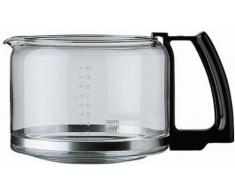 Krups KRU 034-42 Jarra para cafeteras con Tapa, Negro y Transparente, 10 Tazas