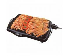 Palson Houston - Plancha Cocina , 2000W, 40.5X27Cm, Antihaderente, Termostato, Bandeja Recogegrasas, Apta Lavavajillas, Asas Toque Frio. Negro.