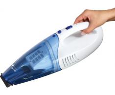 Clatronic AKS 828 - Aspiradora de mano sin bolsa, batería recargable para operar sin cable, aspiradora superficies húmedas y secas