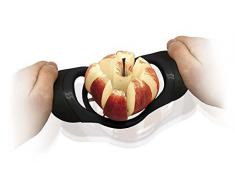 NERTHUS FIH 021 - Pelador de manzanas de Acero Inoxidable, Pela, Deshuesa y Corta rodajas la manzana en cuestiÃ³n de segundos