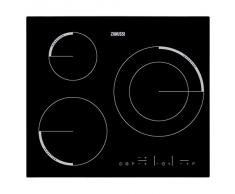 Zanussi - Placa de inducción ZEI6632FBA con 3 zonas Power