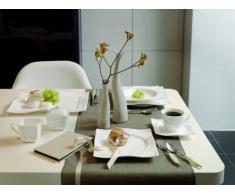 Ritzenhoff & Breker Scala 597851 - Vajilla (12 Piezas), Color Blanco y marrón