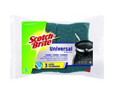Scotch-Brite Estropajo Laminado XXL Universal con Esponja Celulósica, Compuesto, Azul, 7x8x8 cm, 2 Unidades