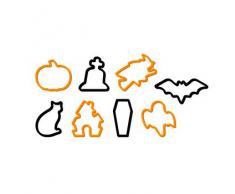 Tescoma JGO 8 Cortapastas DE Halloween Delicia, Colores Variados, 25 x 13 x 3.2 cm