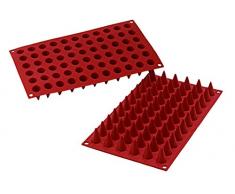 SF131 Molde de Silicona Cono, Color Terracota