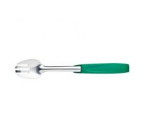 KitchenCraft MCSALFORKGRN - Tenedor para servir ensalada de acero inoxidable, 29 cm, color verde