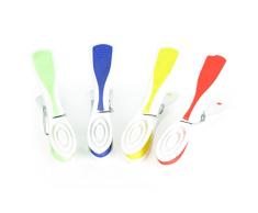 Hangerworld 48 Pinzas para Tender Ropa Plástico de Colores con Agarre de Goma Gran Sujeción