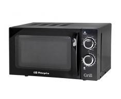 Orbegozo MIG 2031 - Microondas con grill (700 W, 20 L, 9 niveles de funcionamento), color negro