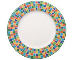 Villeroy & Boch Twist Alea Limone Plato de presentación, 30 cm, Porcelana Premium, Blanco/Amarillo