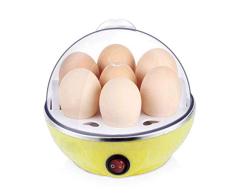 aolou2 Cocedor De Huevos Eléctrico, Hervidor Eléctrico para 1-7 Huevos, Acero Inoxidable para Huevos Blandos, Medianos Y Duros, Potencia 350 W, Apagado Automático