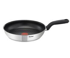 Tefal Comfort MAX - Sartén (Acero Inoxidable), Plata, 20 cm