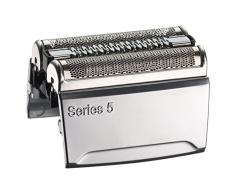 Braun 52S - Recambio para afeitadora eléctrica, compatible con afeitadoras Series 5, color plata