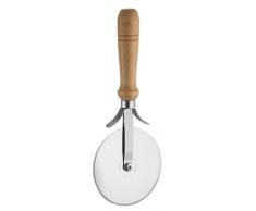 Eppicotispai acero inoxidable cortador de Pizza con mango de madera