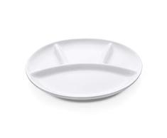 WAS 4934 240 Serie Bavaria - Plato para fondue (porcelana, 4 compartimentos, 24 cm de diámetro, 6 unidades)