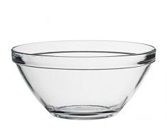 Bormioli Ensaladera, Vidrio Templado, 20 cm, 600