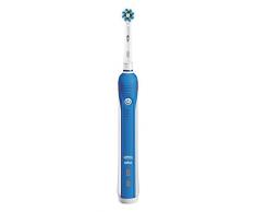 Oral-B Pro 3000 - Cepillo de dientes eléctrico de rotación, color blanco y azul