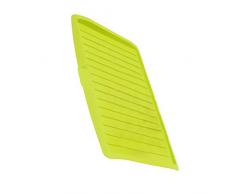 Plato de escurridor - SODIAL(R)Escurreplatos de plastico bandeja de goteo de estante de fregadero de cuchilleria de cocina grande y verde