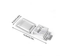 Ggdoo Cortador de Huevo Huevo Huevo máquina de Cortar Metal máquina de Cortar Cortador Inicio Huevo de la Cocina Cortador de Alambre de Acero Inoxidable de Huevo máquina de Cortar de Huevos Duros