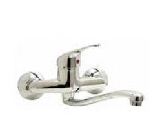 WolfPack 4041100 Monomando Fregadero Pared Horizontal