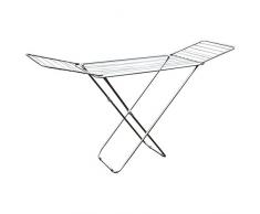 MSV 128 Tendedero con alas, Metal, Azul, 185 x 85 x 5 cm