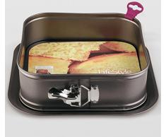 Life Style - Molde de Horno Desmontable - Cuadrado con Bandeja y Doble Capa Antiadherente - 24 cm