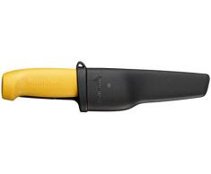 Hultafors STK - Cuchillo cincel de acero japonés de 201 mm (incluye funda para el cinturón de plástico extra resistente)