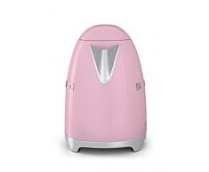 Smeg KLF01 Calentador de Agua Eléctrico, Hervidor, 2400 W, 1.7 litros, Acero Inoxidable, Rosa Pastel