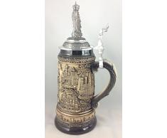 Jarra de cerveza alemana alemana con águila de estaño, jarra 0,5 litros ZO 1403/5013