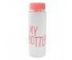 Botella De Agua De Plástico Botella De Zumo De Fruta Mano 500ML Reutilizable Taza De Leche - De Color Rosa