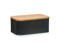 Zeller Panera, Metal, Negro, 31 x 18 x 12.5 cm