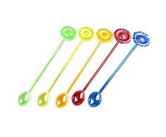 Panda Legends Girasol Cocktail Stirring Sticks Agitadores de Bebidas Desechables para Fiestas, 30 Piezas