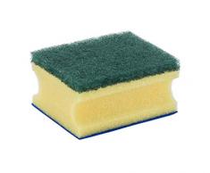 Vileda - Estropajo SalvauÃ±as 2 + 1, 3 unidades, estropajo antibacterias multisuperficie, doble uso, color amarillo