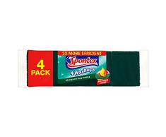 Spontex Washups - Estropajo de esponja para uso general, paquete de 4