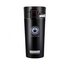 SLOSH Vaso Termico Café Termo Taza Termica Viaje para Llevar Sin Bpa(Negro)