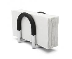 Umbra Squeeze - Servilletero, negro y cromado