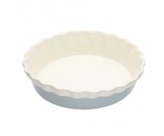 Kitchen Craft Classic Collection - Fuente de horno redonda de cerámica (26 x 6 cm), color azul