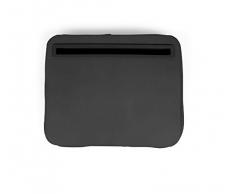 The Present Store - Bandeja acolchada con soporte para iPad, color negro