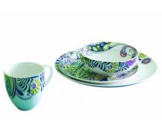 Denby Monsoon Cosmic - Vajilla (16 Piezas), Estampado