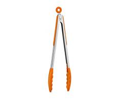 Premier Housewares - Pinzas de Silicona, Color Naranja - Gama zing