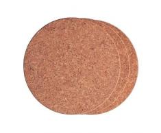 Ikea - Juego de 3 posavasos para calor olla posavasos corcho 19 cm diámetro cork trébedes latas de refrescos