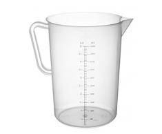 Hendi 567500 Jarra Medidora de Polipropileno - 5 L - Diámetro 190 x 270 mm