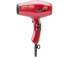 Parlux 3500 C + I Red - Secador iónico ultracompacto, ceramic, color rojo