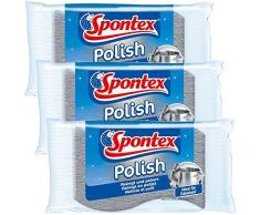 Esponja Spontex 19321001 limpiadora (de acero inoxidable, dos unidades)