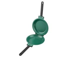 Chennie Sartén de Cerámica de Doble Cara Sartén Antiadherente Sartén Hogar Cocina Utensilios de Cocina Verde